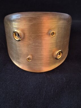 Alexis Bittar 80s,lucite Handcarved Bangle